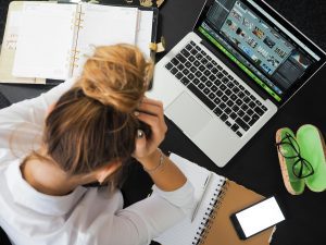 gerir a ansiedade no trabalho