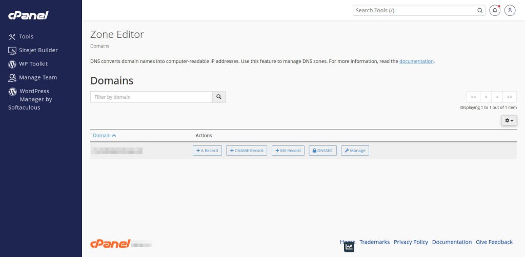 DNS Zone Editor