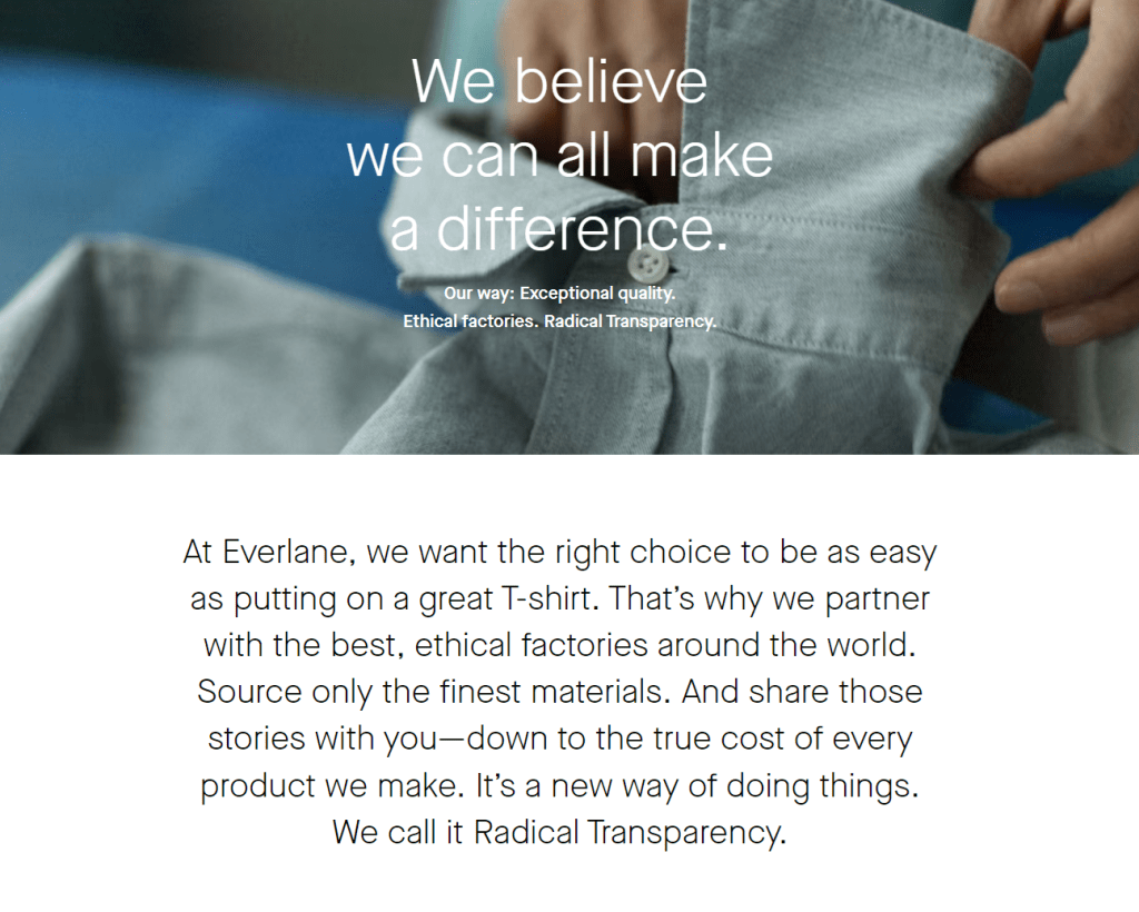 Sobre Nós Everlane