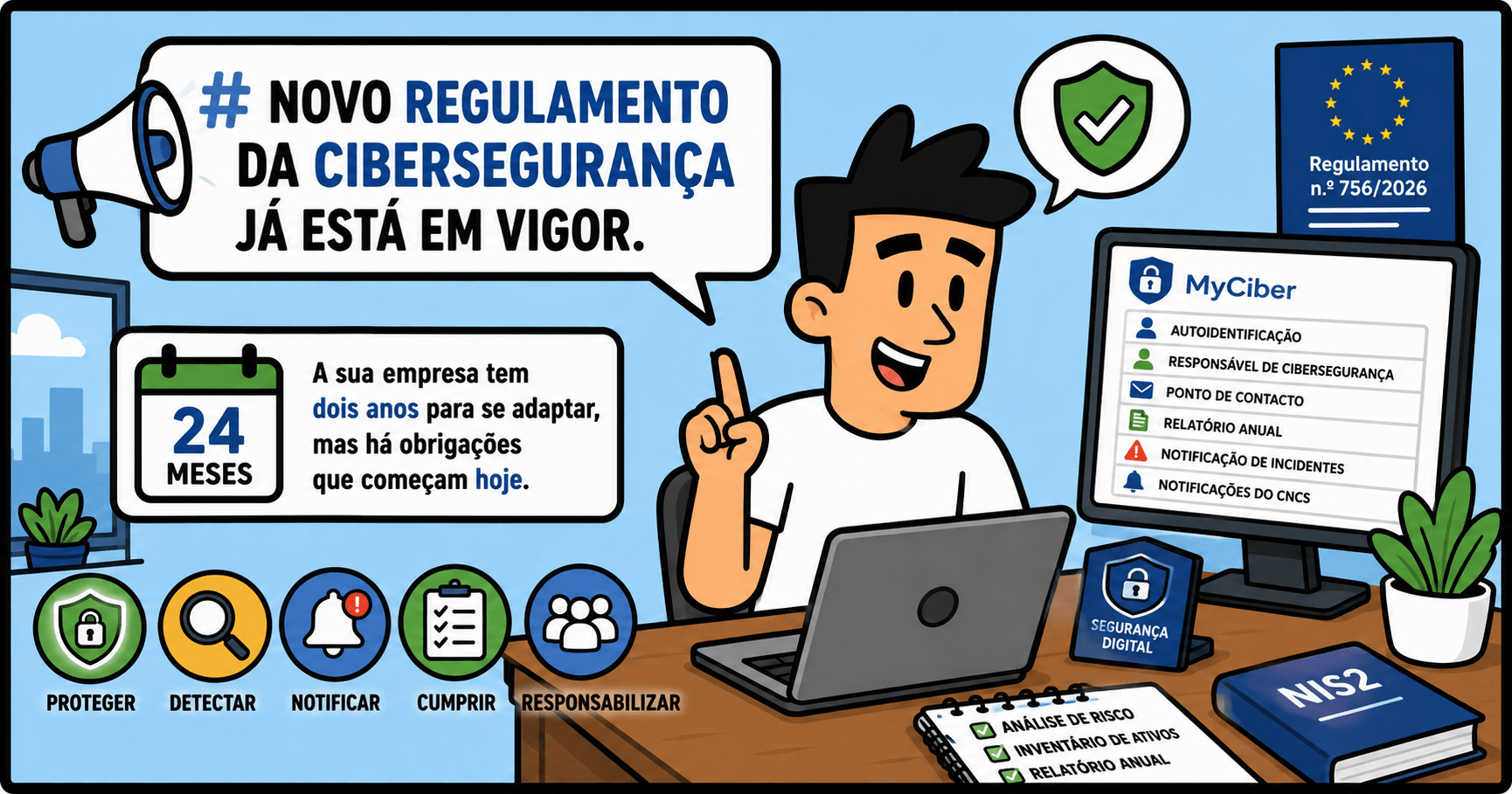 Novo regulamento da cibersegurança já está em vigor