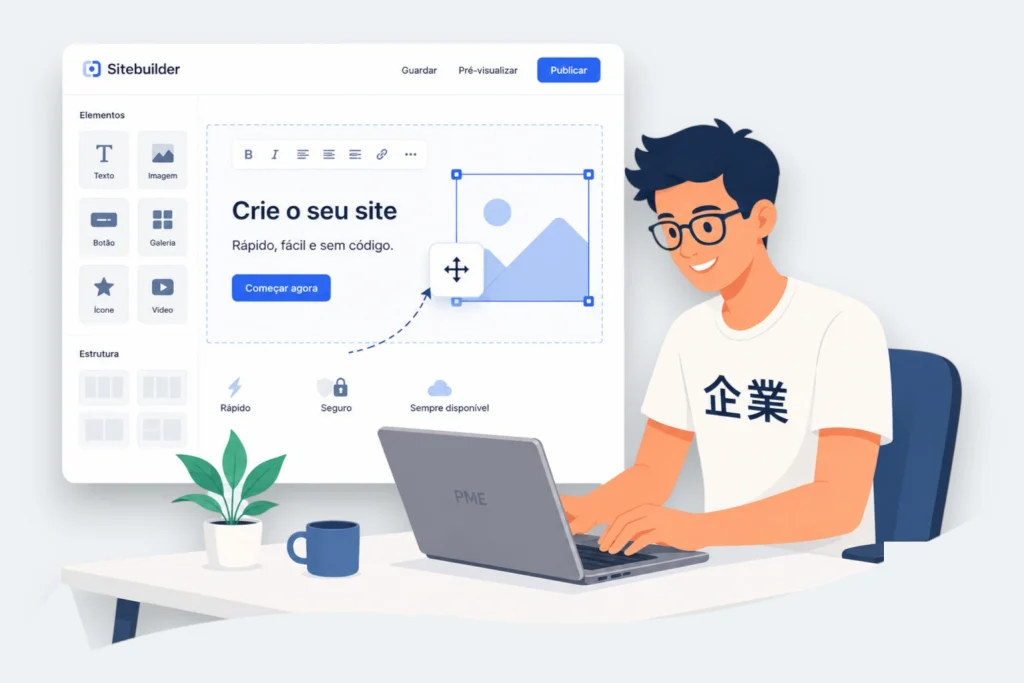 Alojamento Web com SiteBuilder