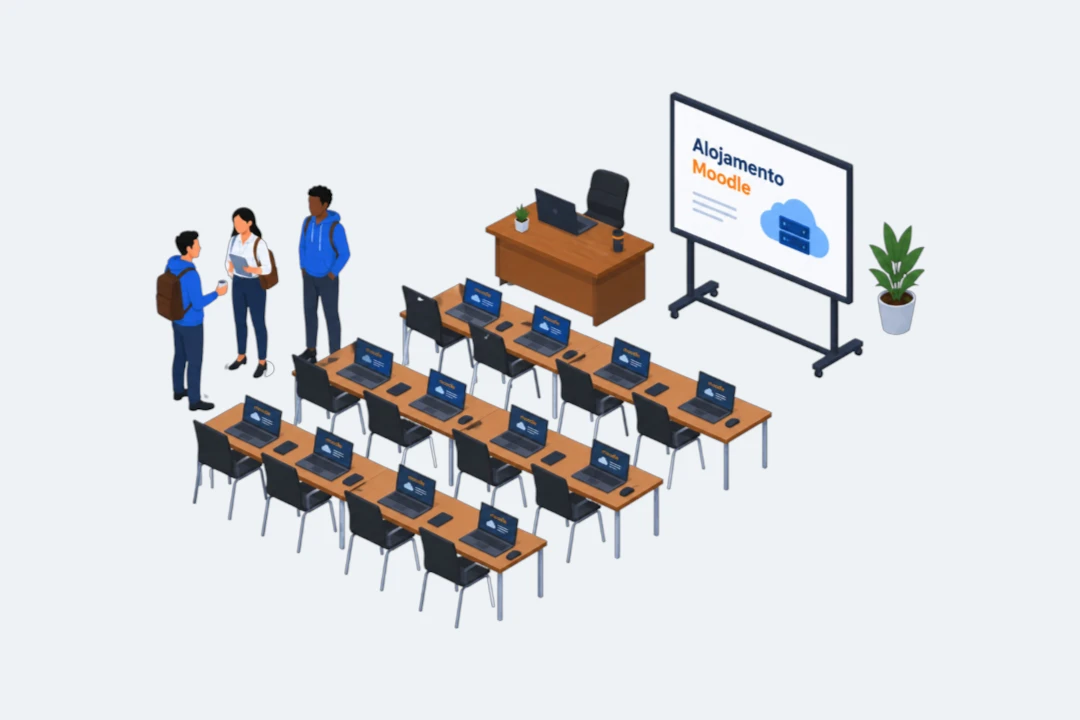 Alojamento Moodle